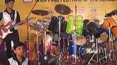 Little Beatles Kids Rock Band Music Fusion: Childrens' Music Show | Blindfolded Drum performance | Fusion of Drums, Piano, Keyboard, Guitars | Indian Drummers | Kids Music Bands