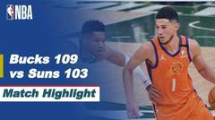 Match Highlight  | Milwaukee Bucks 109 vs 103 Phoenix Suns | NBA Playoffs 2020/21