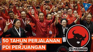 50 Tahun PDI-P dan Jejak Dualisme Pemimpinan Partai.