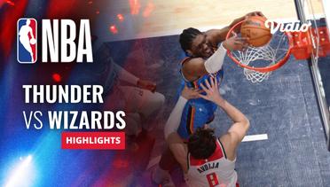 Oklahoma City Thunder vs Washington Wizards - Highlights | NBA Regular Season 2023/24