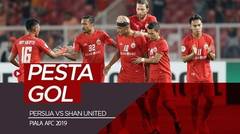 HEBOH..!! HUJAN BOLA KE GAWANG SHAN UNITED PERSIJA JAKARTA 6 - 1 SHAN UNITED AFC Cup 2019