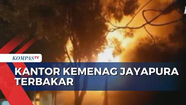 Kantor Kemenag Jayapura Terbakar, Polisi Selidiki Penyebab Kebakaran