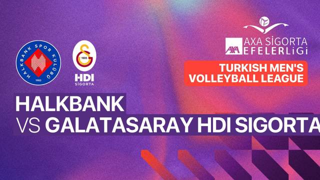 Halkbank vs Galatasaray HDI Sigorta - Full Match | Turkish Men's Volleyball League 2025/26