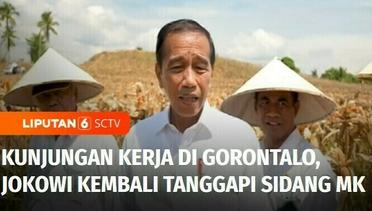 Kunjungan Kerja di Gorontalo, Jokowi Kembali Tanggapi Sidang Putusan MK | Liputan 6