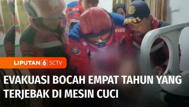 Waduh! Bocah di Makassar Terjebak dalam Mesin Cuci karena Main Petak Umpet | Liputan 6