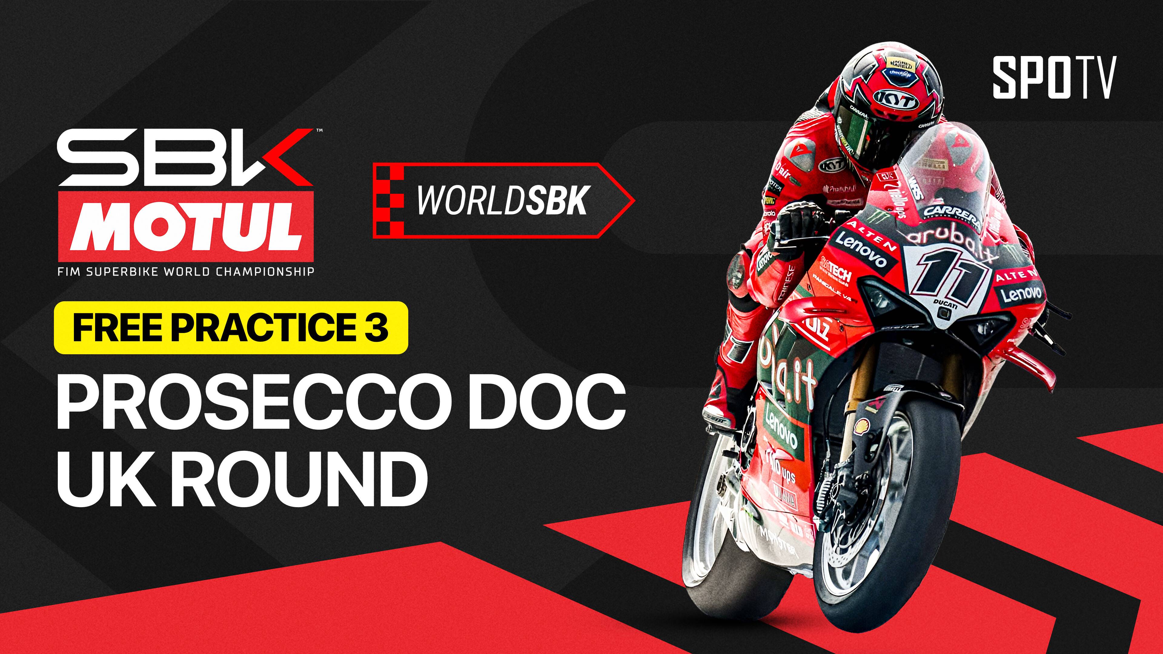 WorldSBK Free Practice 3 - WorldSBK Championship 2026 Round 8 Prosecco DOC UK Round