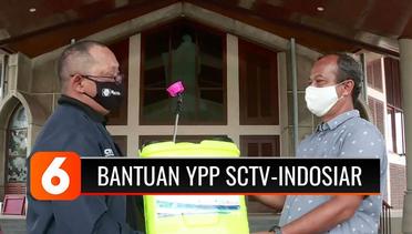 YPP SCTV-Indosiar Berikan Seperangkat Sprayer dan Disinfektan