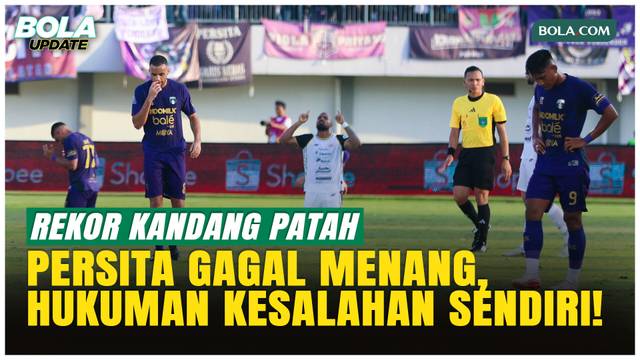 Rekor Kandang Persita Patah, Carlos Pena Bicara Soal Kualitas Persija