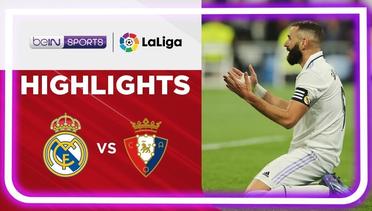Match Highlights | Real Madrid vs Osasuna | LaLiga Santander 2022/2023
