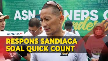 Respons Sandiaga soal Quick Count hingga Suara PPP Berkurang di 9 Dapil