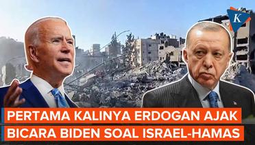 Erdogan Telepon Biden: AS Bertanggung Jawab Pastikan Genjatan Senjata di Gaza