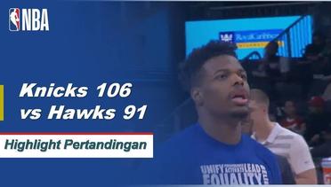 NBA I Cuplikan Pertandingan : Knicks 106 vs  Hawks 91