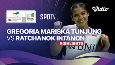 Gregoria Mariska Tunjung (INA) vs Ratchanok Intanon (THA) - Highlights | Uber Cup Chengdu 2024 - Women's Singles