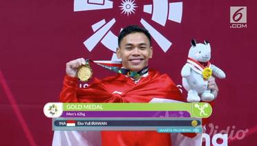 Eko Yuli Tambah Emas Indonesia di Asian Games