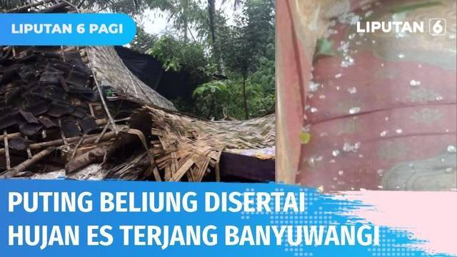 Angin Puting Beliung di Banyuwangi dan Hujan Es di Boyolali | Liputan 6 -  SCTV | Vidio
