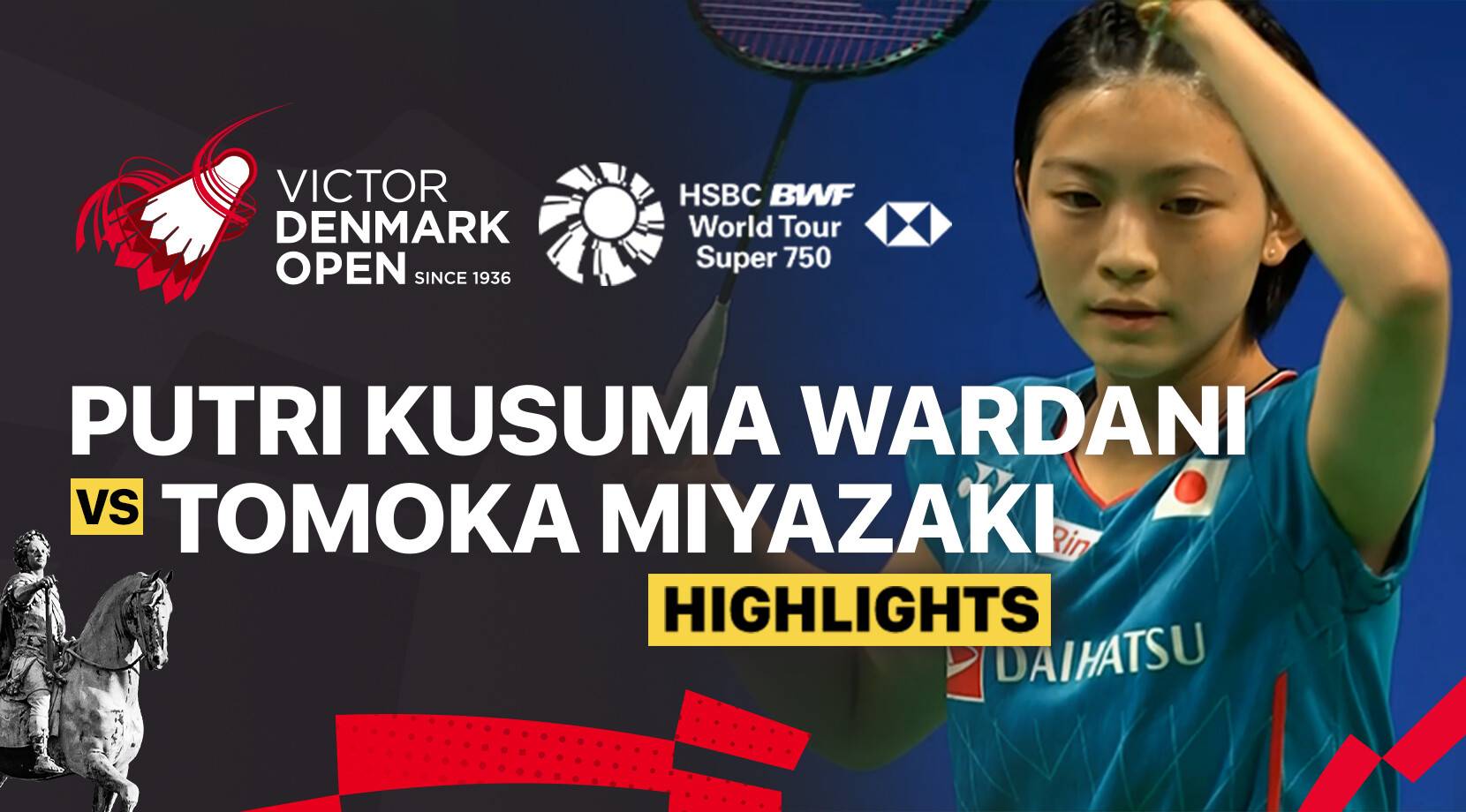 Putri Kusuma Wardani (INA) vs Tomoka Miyazaki (JPN) - Women's Singles Round of 16 | VICTOR Denmark Open 2025