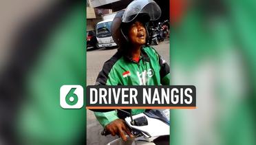 Driver Ojol Nangis Sesenggukan Karena Order Dicancel