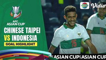 Goal Highlights - Chinese Taipei VS Indonesia | AFC Asian Cup