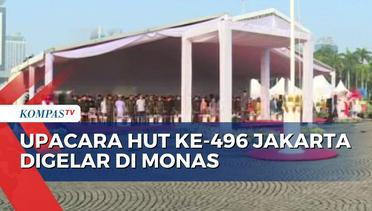 Upacara jadi Pembuka Rangkaian Peringatan HUT ke-496 DKI Jakarta di Monas