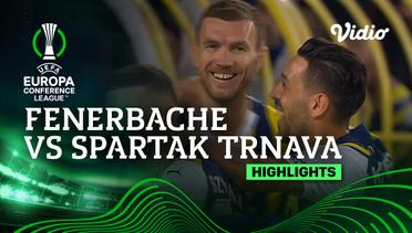 Fenerbahce vs Spartak Trnava - Highlights | UEFA Europa Conference League 2023/24