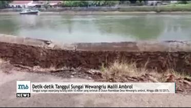 Detik-detik Tanggul Sungai Wewangriu Malili Ambrol