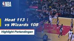 NBA I Cuplikan Pertandingan : Heat 113 vs Wizards 108