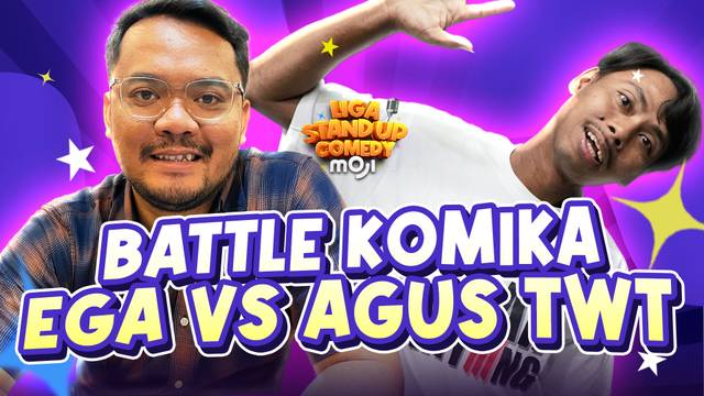 Ega (Jakpus) vs Agus TWT (Jakut) | Liga Stand Up Comedy Moji Episode 10