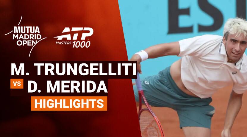 Marco Trungelliti vs Daniel Merida - Round 1 (Stadium 3) | ATP 1000: Mutua Madrid Open 2026