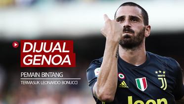 Starting XI Pemain Bintang yang Pernah Dijual Genoa, Salah Satunya Bek Juventus, Leonardo Bonucci