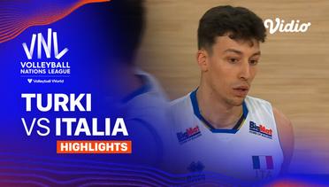 Turki vs Italia - Highlights | Men's Volleyball Nations League 2024
