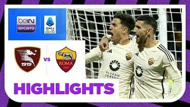 Salernitana vs Roma - Highlights | Serie A 2023/2024