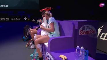 Match Highlights | Anna-Lena Groenefeld / Demi Schuurs 2 vs 1 Elise Mertens / Aryna Sabalenka | WTA Finals Shenzen 2019