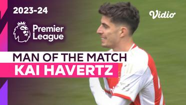 Aksi Man of the Match: Kai Havertz | Tottenham vs Arsenal | Premier League 2023/24
