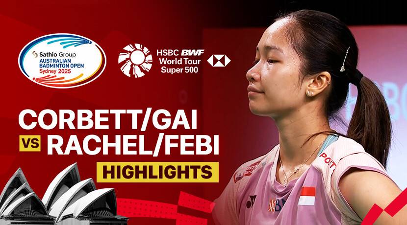 Francesca Corbett/Jennie Gai (USA) vs Rachel Allessya Rose/Febi Setianingrum (INA) - Women's Doubles Semi-Finals | SATHIO GROUP Australian Open 2025