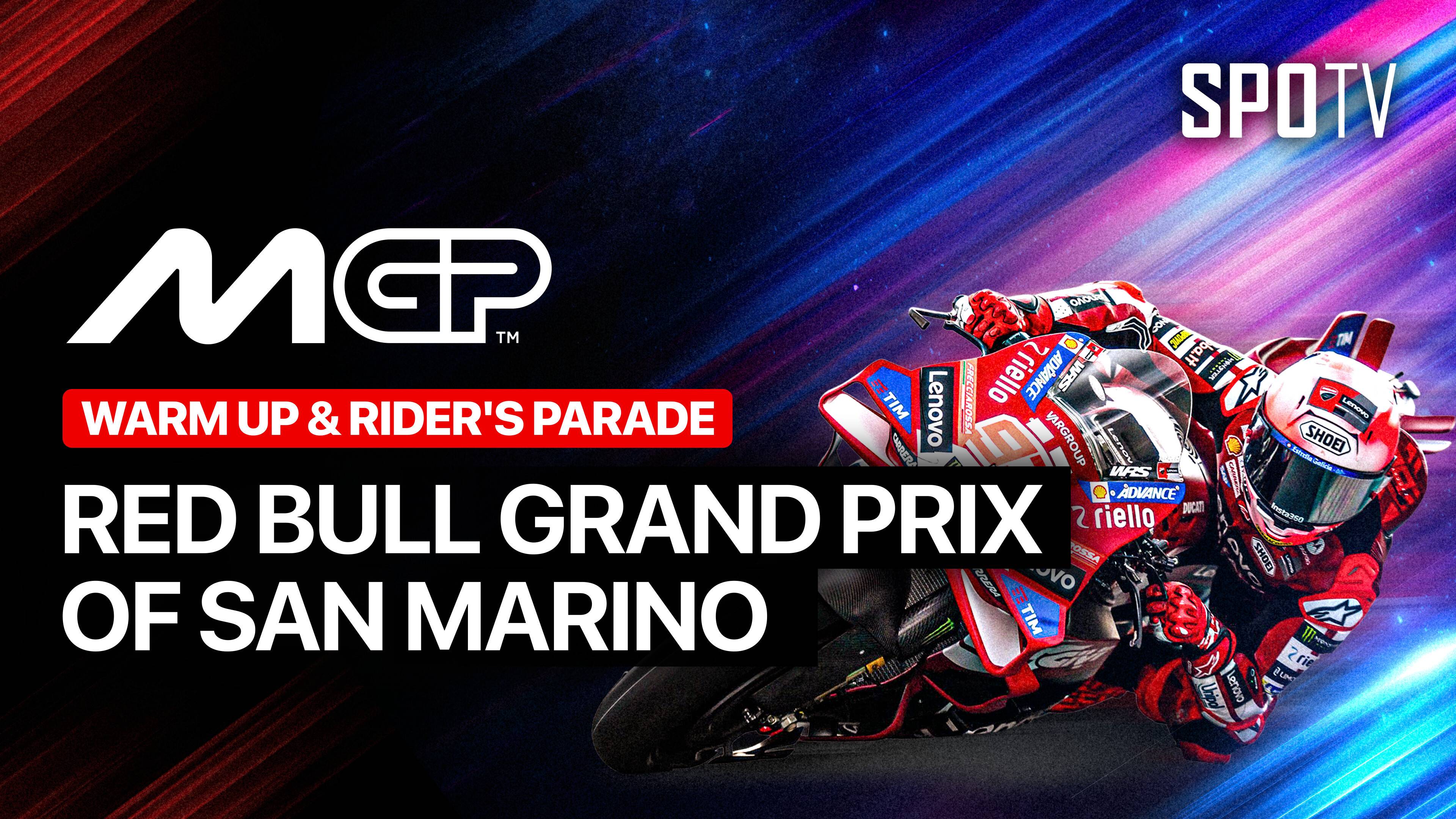 MotoGP Warm Up & Rider's Parade: Red Bull Grand Prix of San Marino and The Rimini Riviera - MotoGP 2026 Round 14