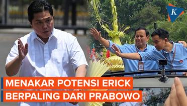 Erick Thohir Tak Masuk Timses Prabowo-Gibran, Sinyal Pindah Haluan?