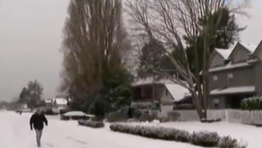 VIDEO: Minus 45 Derajat Celsius Jadi Natal Terdingin di Kanada