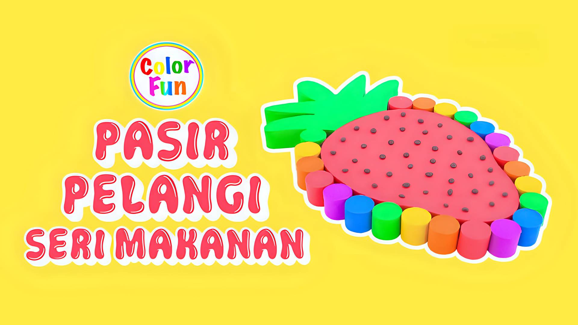 Color Fun - Pasir Pelangi Seri Makanan