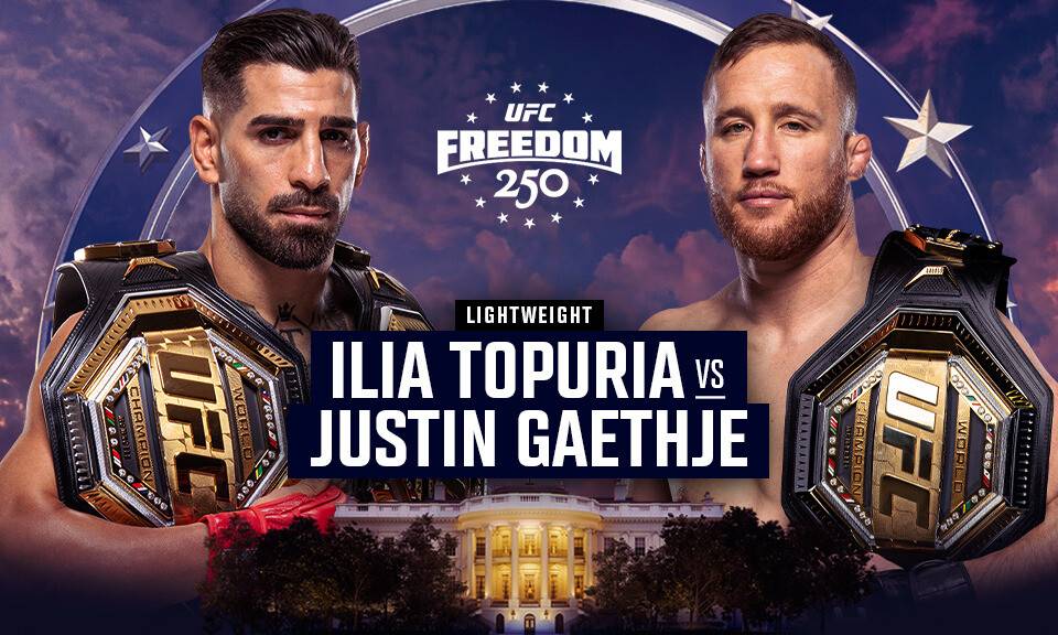 Ilia Topuria vs Justin Gaethje