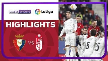 Match Highlights | Osasuna 1 vs 1 Granada | LaLiga Santander 2021