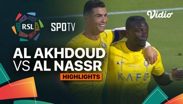 Al Akhdoud vs Al Nassr - Highlights | ROSHN Saudi League 2023/24