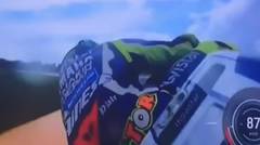 Valentino Rossi Jatuh di Assen MotoGp 2016