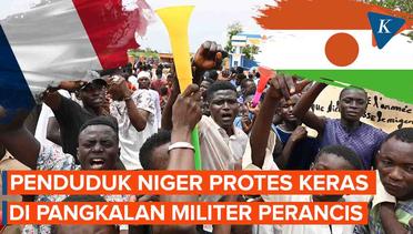 Pendukung Kudeta Niger Adakan Protes Keras Terhadap Militer Perancis