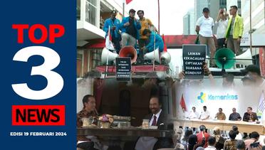 [TOP 3 NEWS] Jokowi usai Bertemu Surya Paloh | Demo di Bawaslu | KPU soal KPPS Meninggal