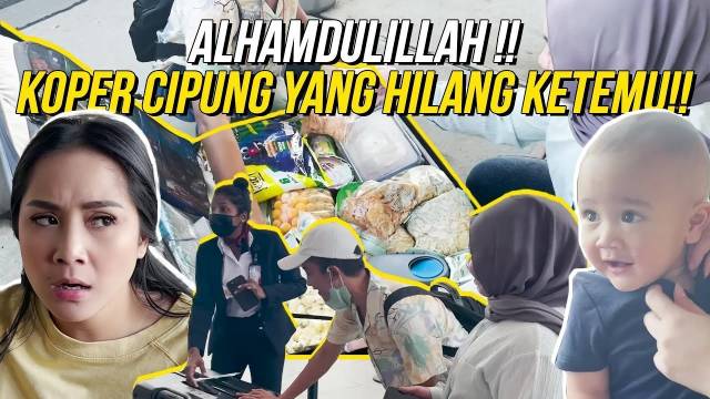 LALA & SESEN NANGIS NGOMONG BAHASA INGGRIS!! NAGITA MINTA MEREKA AMBIL KOPER HILANG KE BANDARA