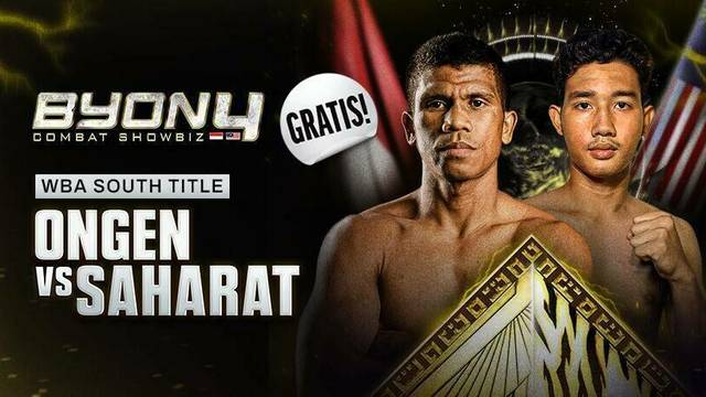 Ongen Saknosiwi vs Saharat Taehirun - Full Match | WBA South Title | Byon Combat Showbiz Vol.4