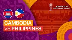 Cambodia vs Philippines - Full Match | ASEAN U19 Boys Championship 2024