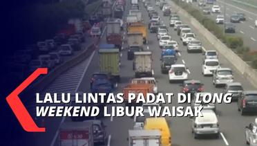 Efek Long Weekend Libur Waisak, Tol Japek Arah Karawang dan Jagorawi Arah Puncak Macet!
