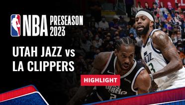 Utah Jazz vs La Clippers  - Highlights | NBA Preseason 2023/24