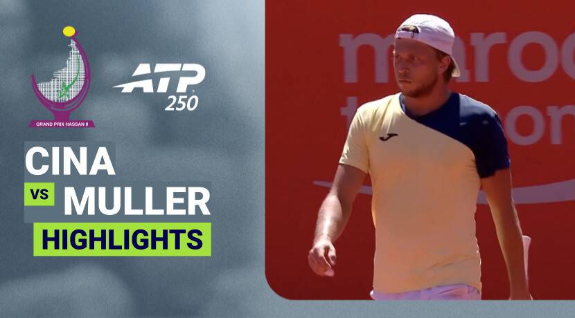 Federico Cina vs Alexandre Muller - Round 1 | ATP 250: Grand Prix Hassan II 2026